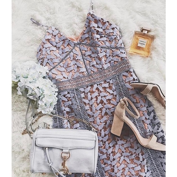 Dresses & Skirts - Lavender Lace Crochet Maxi Dress